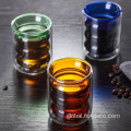 Double Glass Cups Double layer Clear Glass Coffee Juice Milk Cup Manufactory